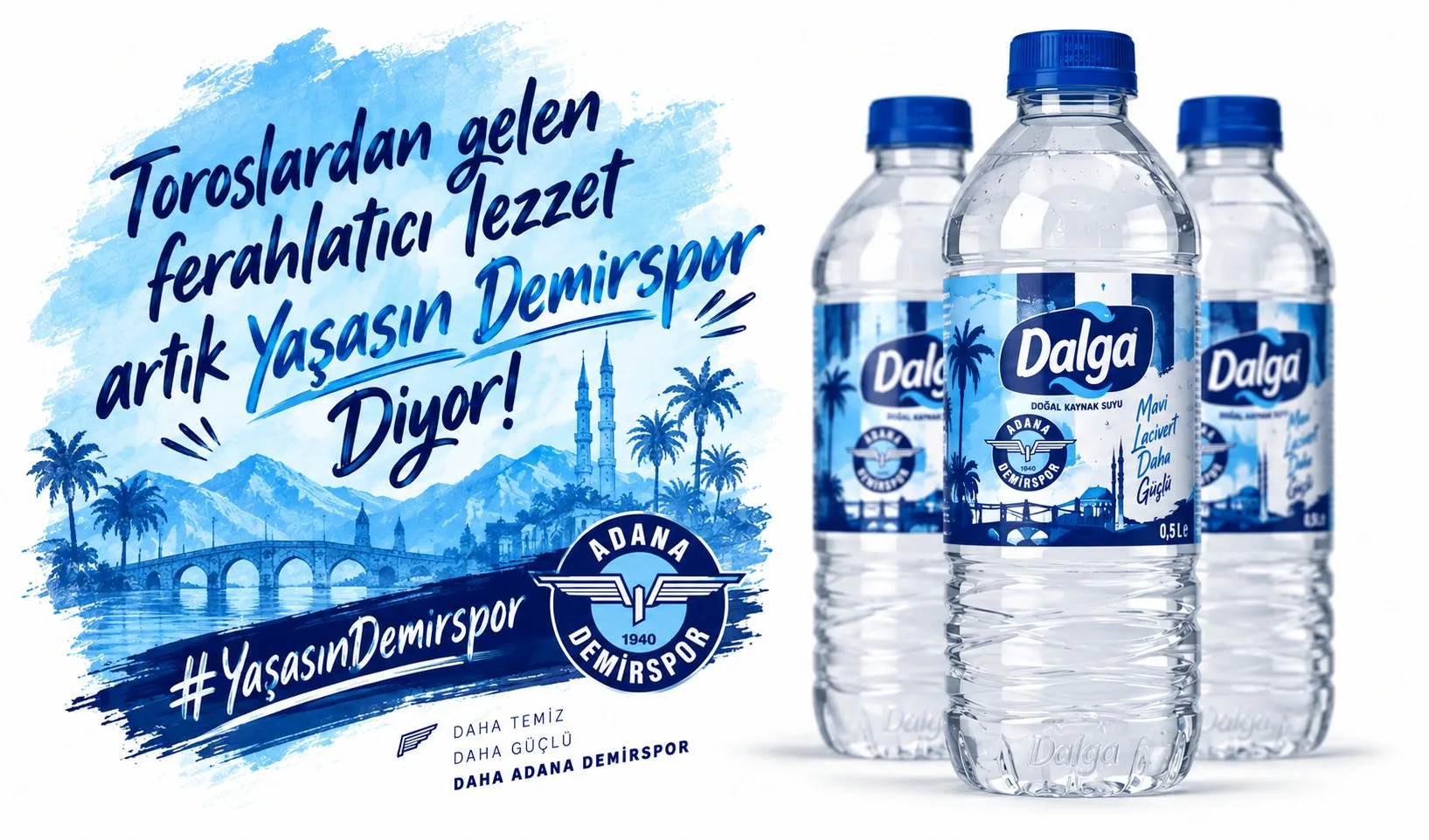 Adana Demirspor’dan Dalga Su ile sponsorluk anlaşması