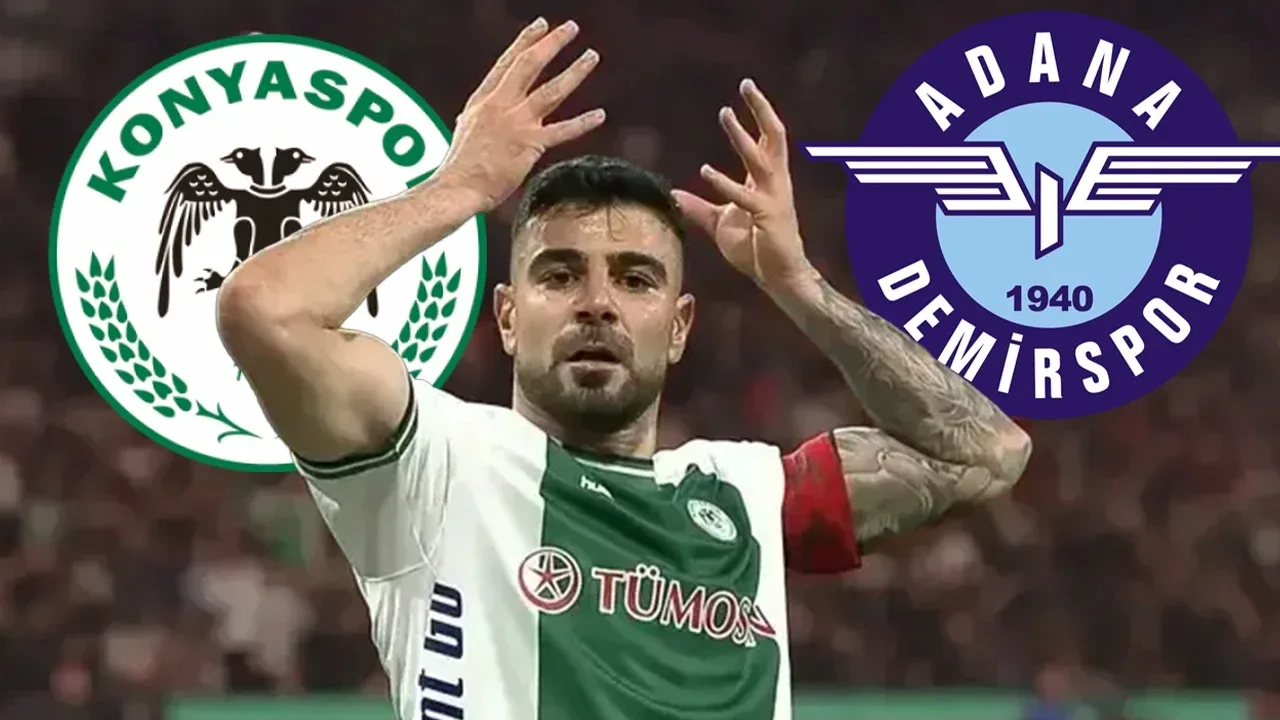 Konyaspor'un Adil Demirbağ açıklaması Adana Demirspor'un umutlarını yıktı